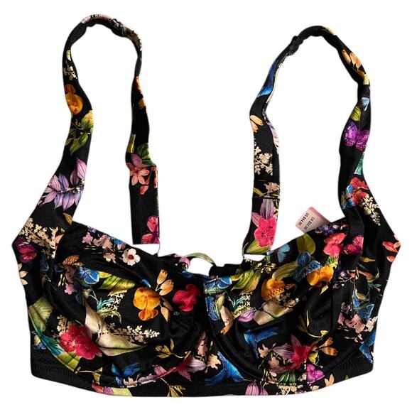 Victoria's Secret Swim Birds of Paradise Bikini Top 32DD - Picture 1 of 5